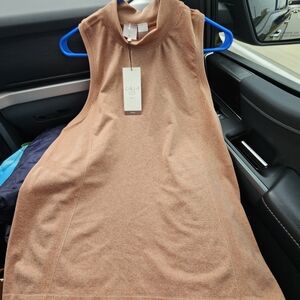 CALIA by Carrie Underwood Tan Sleeveless Tank Top